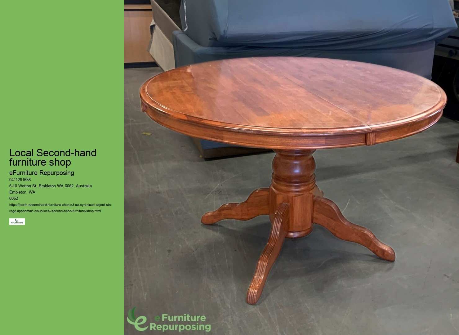Local Second-hand furniture shop