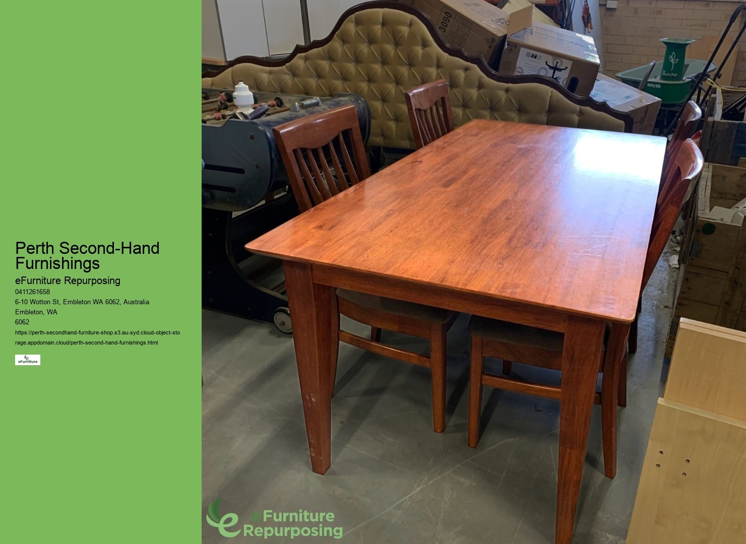 Second-Hand Store Furnishing Perth