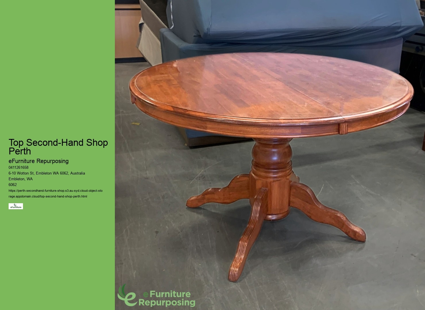 Upcycled Furniture Store Perth